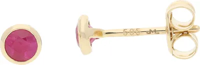 Produktbild von JuwelmaLux Ohrstecker 585 Gold mit Rubin JL10-06-2263