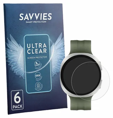 Produktbild von 6x Für Samsung Galaxy Watch 9 (40 mm) Schutzfolie Savvies Displayschutz Display Schutz Folie Klar Transparent