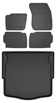 Obrázek produktu pro Gumové autokoberce SolidPRO + vana kufru pro: Ford Mondeo MK4 2007-2012 sedan 5 ks