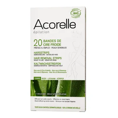 Image de Bandes de cire froide - corps 10x2 pièces
