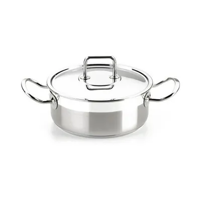 Produktbild von BRA Profesional | Professioneller Edelstahltopf mit Deckel 24 cm