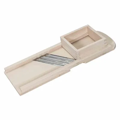 Image de Nik. Schmitt & Sohn 100-01 Rabot à choux 65x23,5cm bois, avec 3 couteaux, naturel (1 pièce)