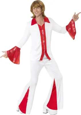 Produktbild von Smiffys - "Super Trooper" Kostüm - Herren SM2171 (M Regulär) (Weiß/Rot)