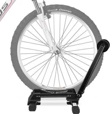 Image de TolleTour 4 x support vélo - pour roue avant ou arrière, acier carbone, noir, pliable