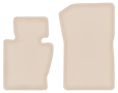 Produktbild von DURBAN Beige Velours-Fußmatten vorne für BMW X3 E83 SUV (2003-2010)