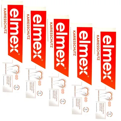 Produktbild von 5x Elmex Zahnpasta Kariesschutz 5x 75ml