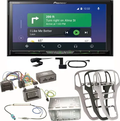 Produktbild von Pioneer AVH-Z9200DAB Android Auto Carplay Einbauset für Opel Astra J
