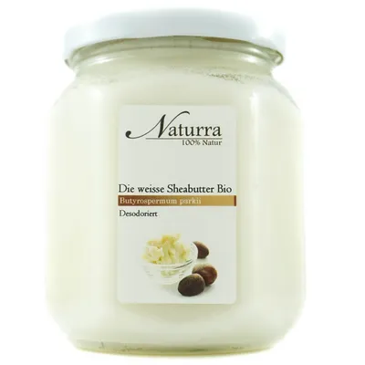 Bio Sheabutter 480g weiß raffiniert desodoriert vegan Hautpflege Naturkosmetik
