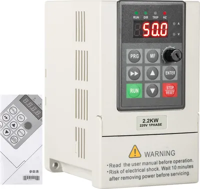 Image de 220V 2.2KW Entrée monophasée Sortie triphasée VFD Convertisseur de fréquencede moteur