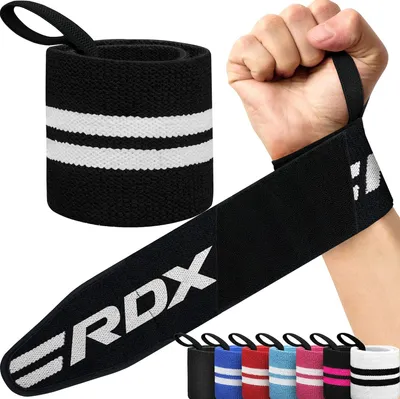Produktbild von RDX Anti-Rutsch Unisex Elastische Pro 18 Baumwollgurte Gewichtheben Handgelenkbandagen