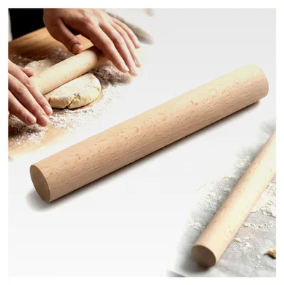 Produktbild von Teigrolle 30 mm Durchmesser, 200 mm lang aus Buchenholz für die Küche