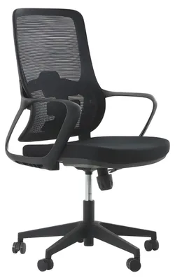 Image de Chaise de bureau compacte avec dossier en maille et design ergonomique
