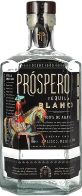 Image de Próspero Tequila Blanco 100% De Agave by Rita Ora 40% Vol. 0,7l