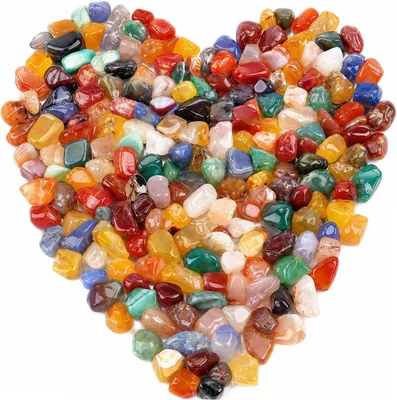 Image de Galets décoratifs en pierre naturelle, mélange de couleurs, 500 g, 11-25 mm, pour la décoration