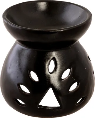 Produktbild von Duftstövchen keramik schwarz H 10 cm