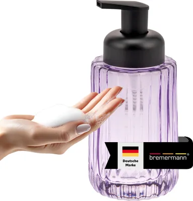Produktbild von bremermann Seifenspender, Schaum-Seifenspender, Spender für Seife, lavendel