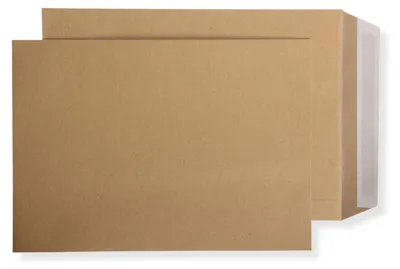 Produktbild von Versandtaschen extra stark 120 g DIN C4 braun ohne Fenster, haftklebend 45 Stück