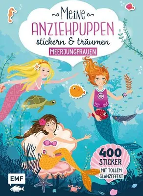 Obrázek produktu pro Meine Anziehpuppen - stickern & träumen: Meerjungfrauen