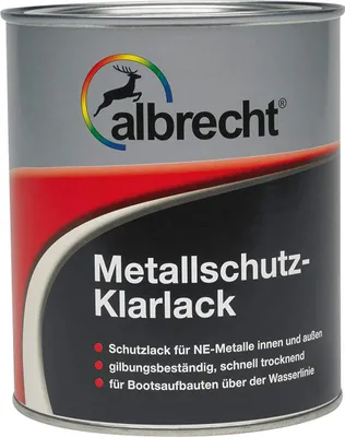 Produktbild von Albrecht Metallschutz-Klarlack 750 ml farblos