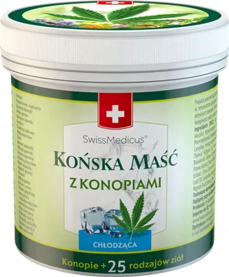 Zdjęcie produktu dla Końska maść chłodząca z KONOPIAMI 250 ml HERBAMEDICUS