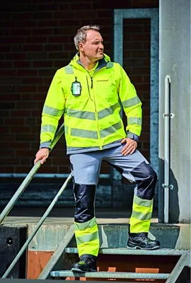 Produktbild von Elysee Warnschutzparka Arwid gelb/grau Gr. L