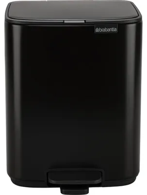 Produktbild von Brabantia Bo, 7 l, Rechteckig, Stahl, Schwarz, Kunststoff, Terrasse
