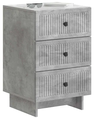 Zdjęcie produktu dla Szafka Nocna z szufladą Betonowy szary 43 x 41 x 66,5 cm
