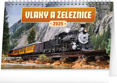 Obrázok produktu pre Kalendár vlakov a železníc 2025