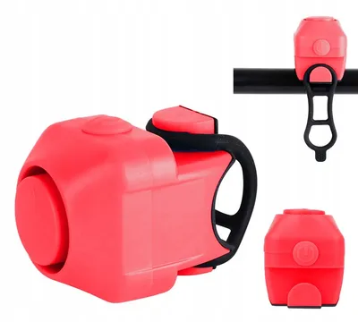 Image de APT AG496C Sonnette pour vélo électrique rouge
