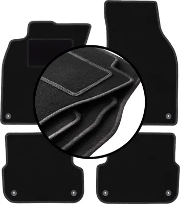 Image de tapis de sol en velours pour : Audi A6 C6 (2004-2006)