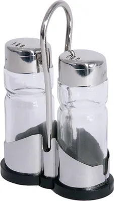 Produktbild von CONTACTO Menage Salz/Pfeffer, Höhe: 120 mm, Länge: 80 mm, Breite: 35 mm