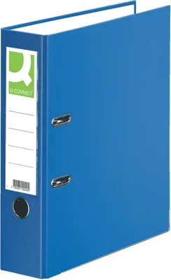 Produktbild von Q-Connect Ordner PP - A4, 80 mm, blau