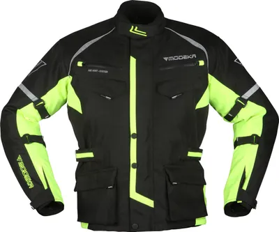 Produktbild von Modeka Tarex Motorrad Textiljacke, schwarz/neon, XL