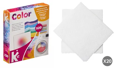 Produktbild von 20 FARBFANGTÜCHER Set für bunte Wäsche Farbfang Kleidung Schutz gegen Verfärbung Vergrauung (Für bunte Wäsche-16)