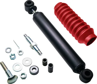 Zdjęcie produktu dla Amortyzator kierownicy wzmocniony mankietem Jeep Wrangler YJ + TJ 87-06