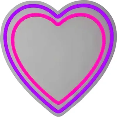 Image de Lumière Néon Coeur Led Ambiance Lumineuse Romantique - Lumineo