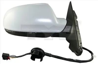 Produktbild von TYC 302-0096 Außenspiegel Seitenspiegel Links für AUDI A3 Sportback (8PA) Asphärisch Beheizt Grundiert