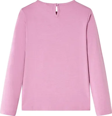 Produktbild von vidaXL Kinder-Langarmshirt Dunkelrosa 104