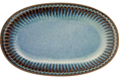 Zdjęcie produktu dla Greengate Talerz na ciastka ALICE OYSTER BLUE Niebieski Naczynia do codziennego użytku Talerz na ciastka