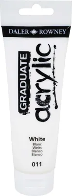 Obrázok produktu pre Daler-Rowney Graduate, 120 ml, Biela, Rúra, Vodeodolný