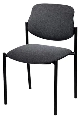Produktbild von STYL Schwarz C-38 4er Besucherstuhl Anthrazit/Grau