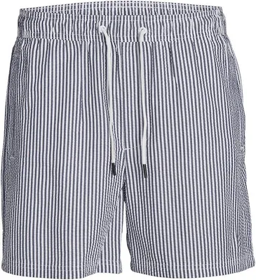 Obrázek produktu pro Jack & Jones Fiji Seersucker plavky šedé S pánské šedé S