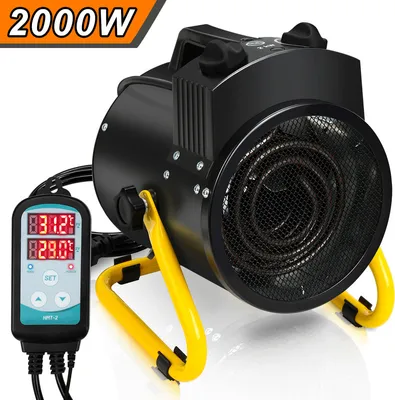Obrázok produktu pre Yakimz Ohrievač skleníkov s regulátorom teploty 2000 W pre skleníky
