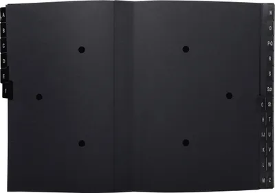 Immagine prodotto di Cartella da tavolo oeco 3424 A-Z 24 pezzi nero