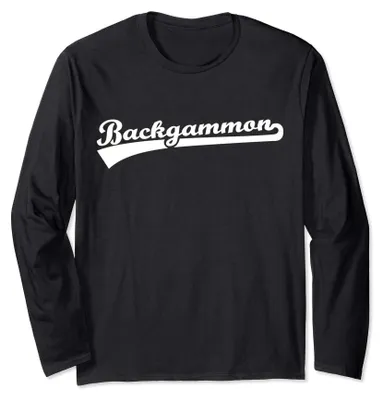 Zdjęcie produktu dla Koszulka z długim rękawem z motywem gry w backgammon