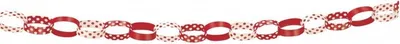 Produktbild von Papierkette rot 152 cm