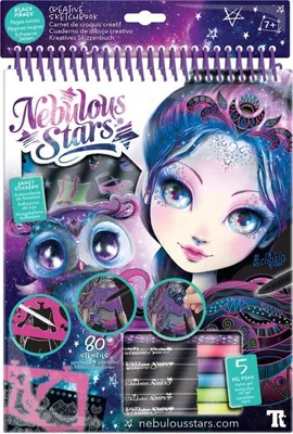 Produktbild von Nebulous Stars Skizzenbuch schwarzes Papier Eclipsia kreatives Spielzeug