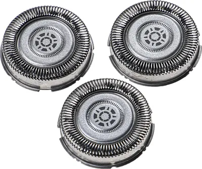Produktbild von vhbw 3x Scherkopf Ersatz für Philips SH71, SH71/50, 8710103944119 für Rasierer, Silber, 44 mm