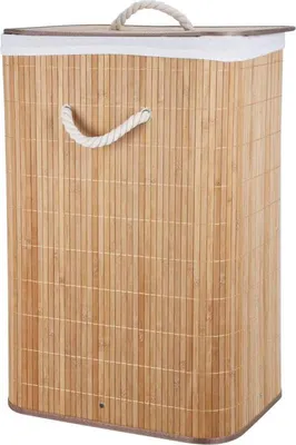 Obrázek produktu pro Koš na prádlo bambus 40x30x60 cm přírodní