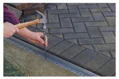 Produktbild von Alu Rasenkanten 64mm x 100cm | Beeteinfassung | Beetumrandung | Beetbegrenzungen